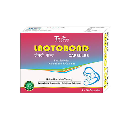Lactobond (LACTOGENIC, GLACTOKINETIC & LACTOPOITIC ACTION, SERVES AS NATURAL IRON REINFORCEMENT DURING PREGNANCY, KEEP MOTHER READY FOR LACTATION STAGE, EXCELLENT RESTORATIVE)